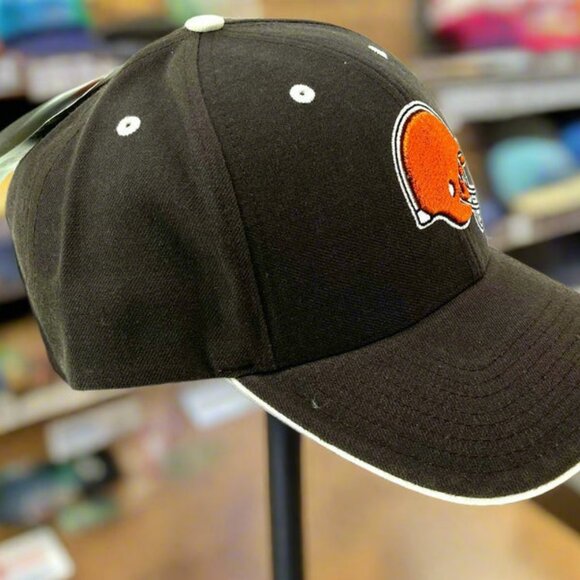 Cleveland Browns Vintage Late '90s NFL 30% Wool 3-D Logo NOS Cap - Picture 2 of 6